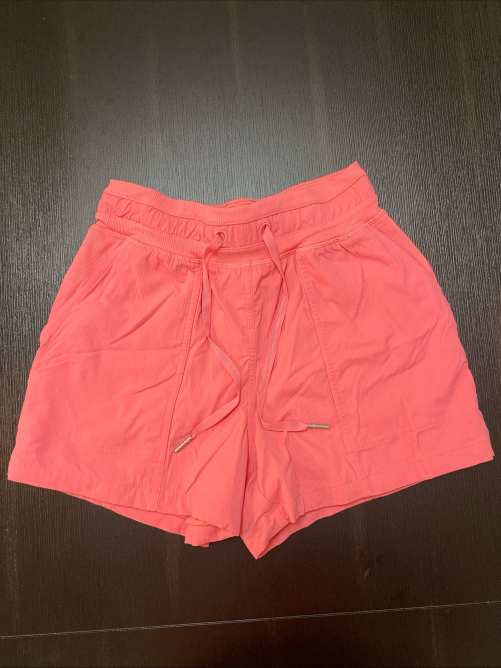 lululemon athletica Coral Drawstring Athletic Shorts